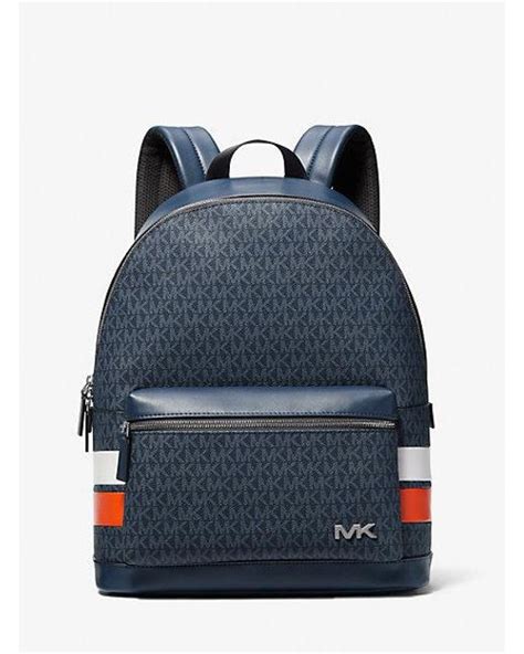 michael kors rivington|Rivington Striped Signature Logo Stripe Backpack .